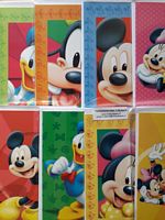 Wenskaarten Disney Mickey / Donald inhoud 8 stuks OP=OP